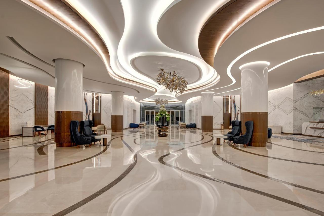 Royal M Al Aqah Beach Resort By Gewan Exterior foto The lobby of the hotel